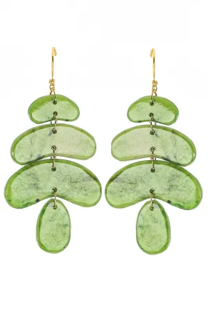 Small Jade Totem Earrings