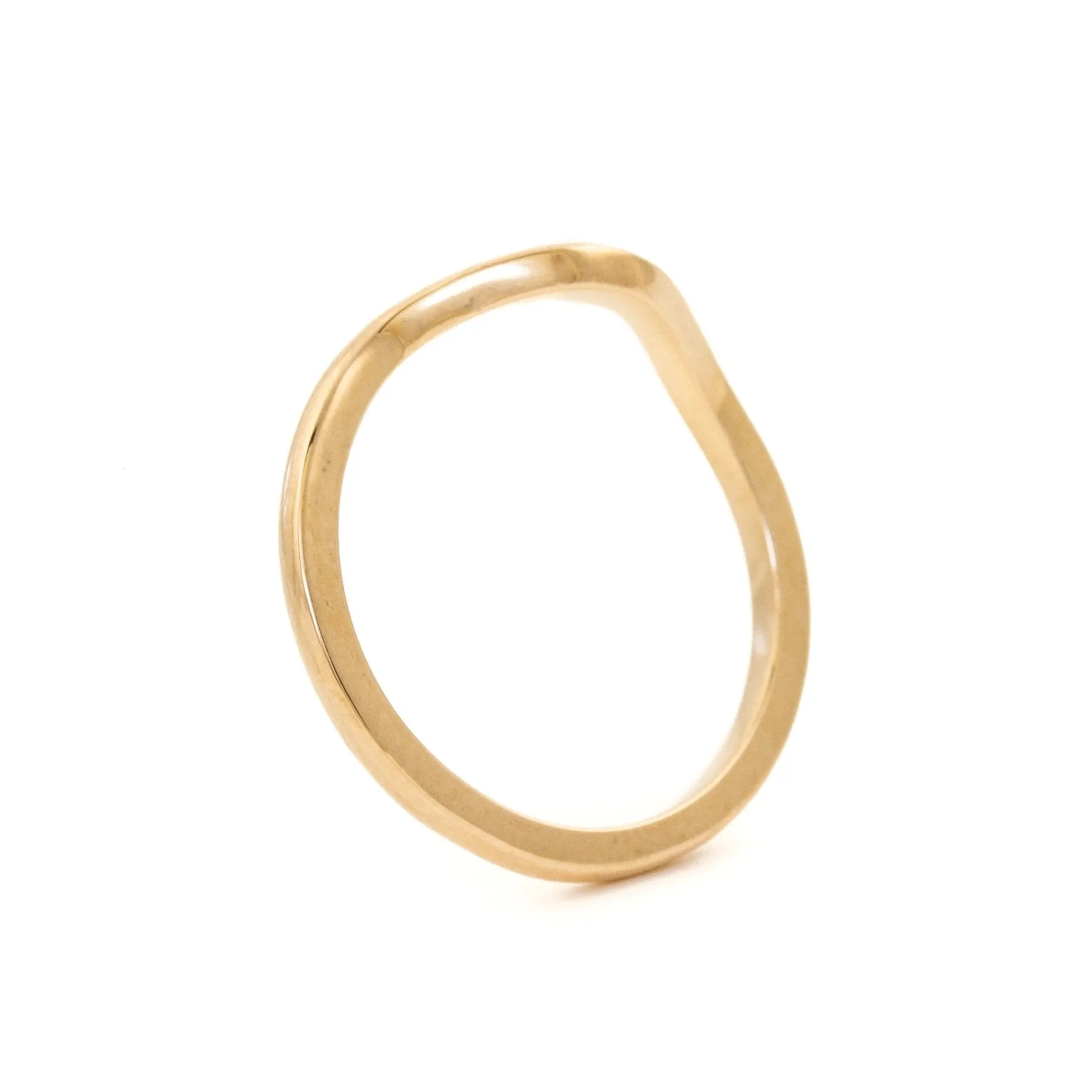 Solid Gold Tiara Band Ring - Made To Order