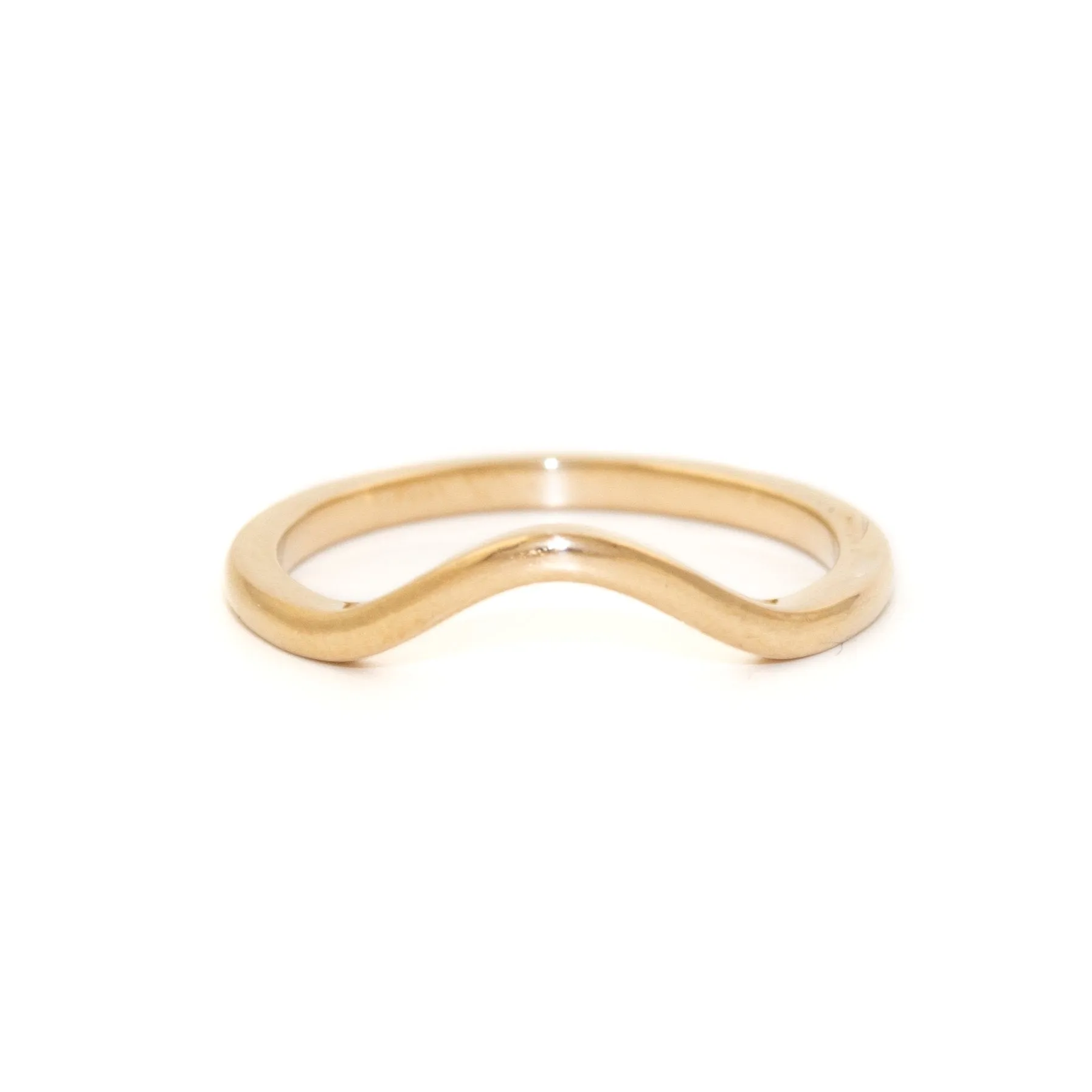 Solid Gold Tiara Band Ring - Made To Order