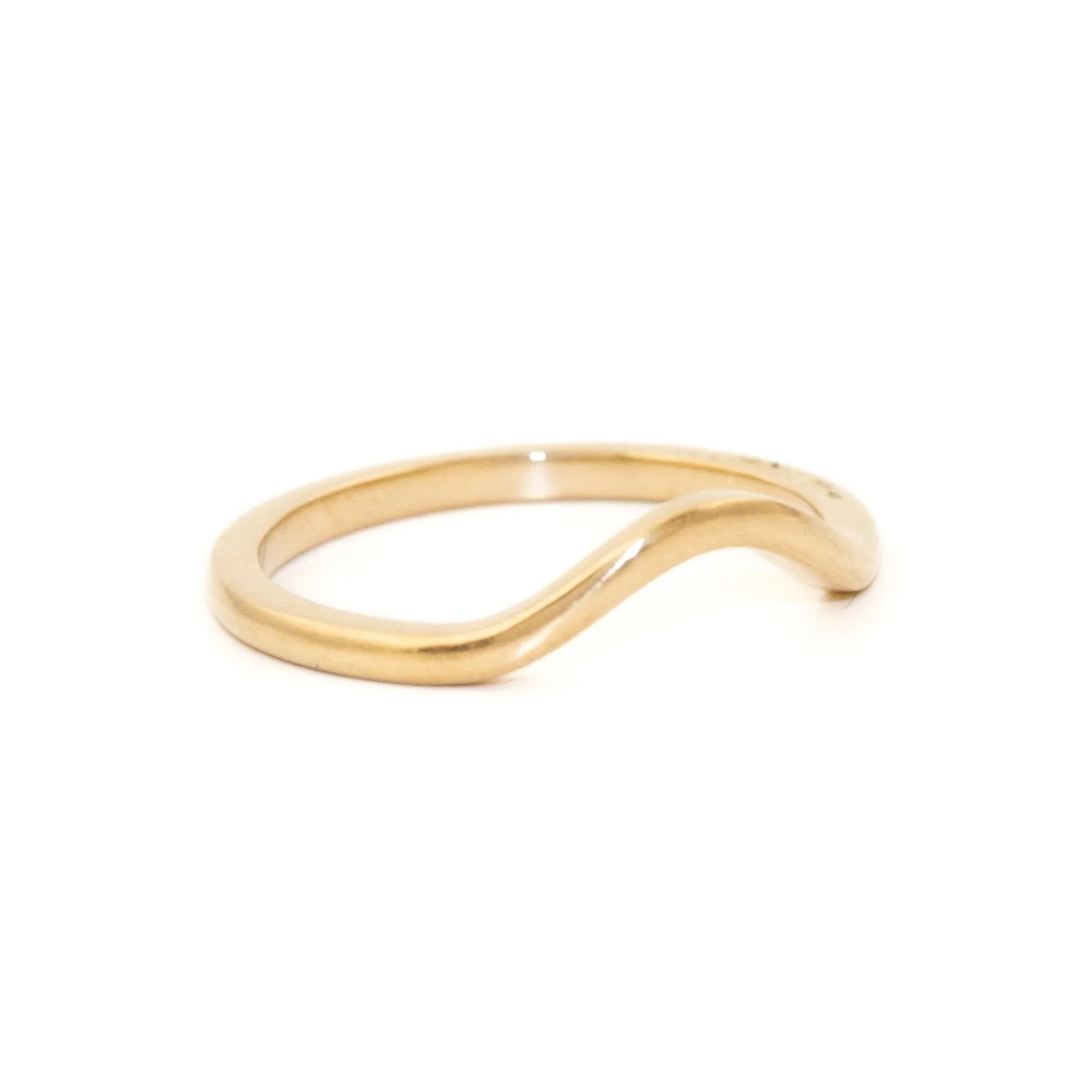 Solid Gold Tiara Band Ring - Made To Order