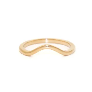 Solid Gold Tiara Band Ring - Made To Order
