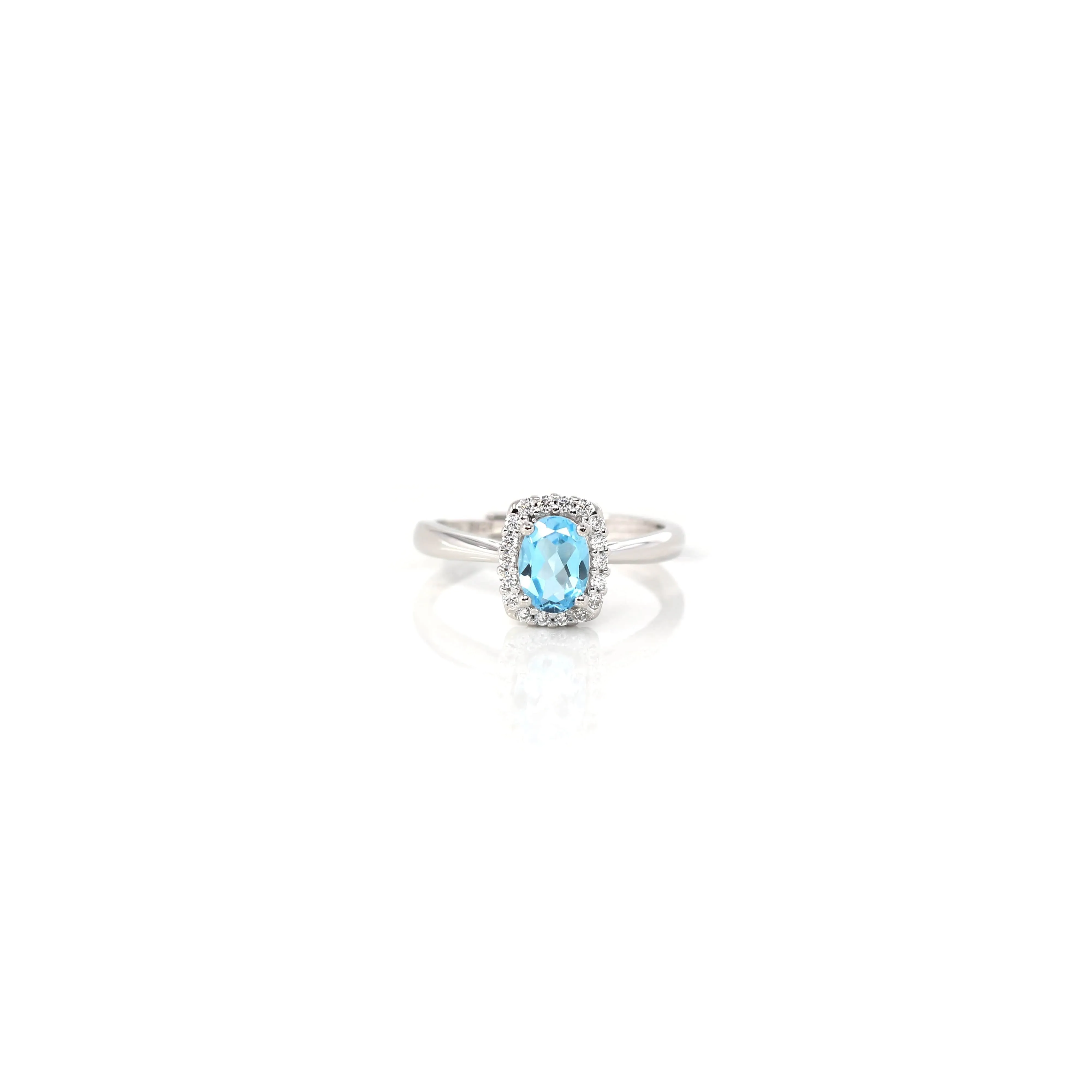 Sterling Silver Oval Amethyst, Citrine, and Topaz Ring