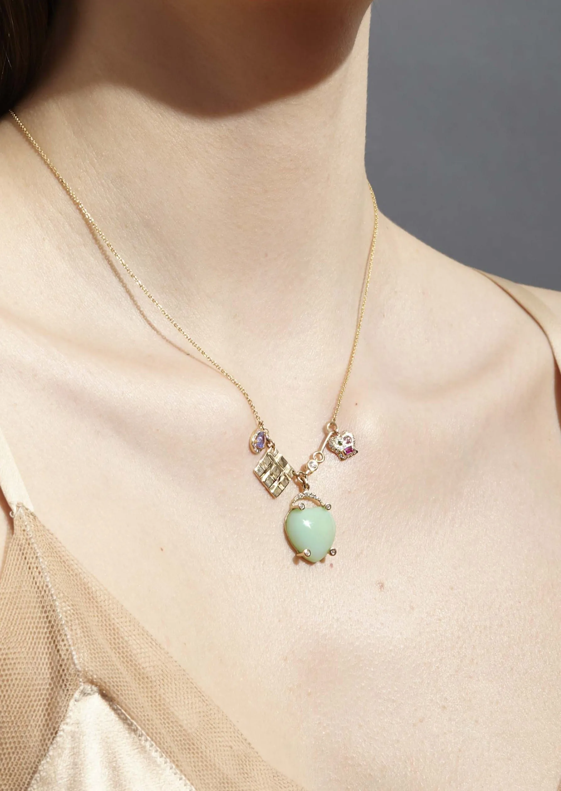 The Lucky Heart Charm Necklace