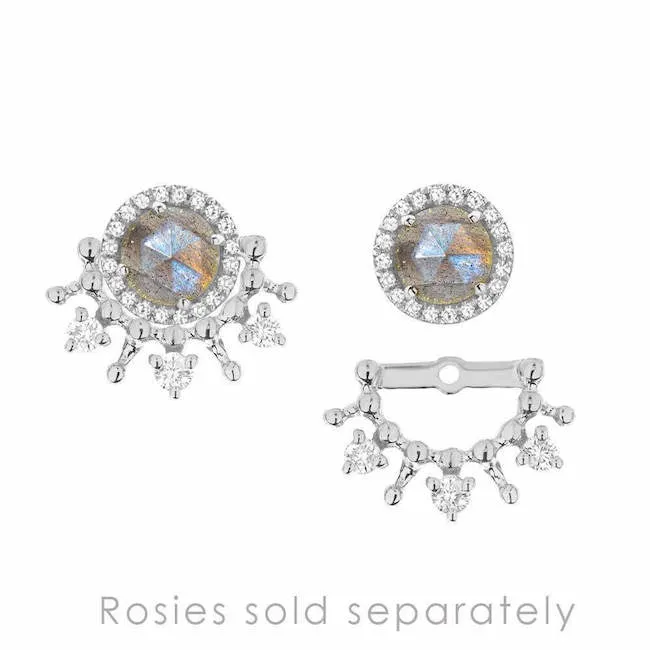 Tiara Ear Jackets for Rosie Post Earrings