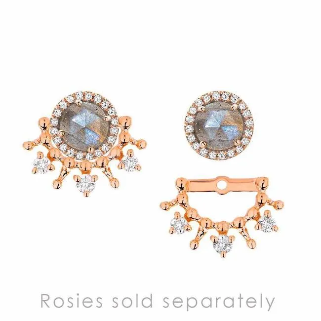 Tiara Ear Jackets for Rosie Post Earrings
