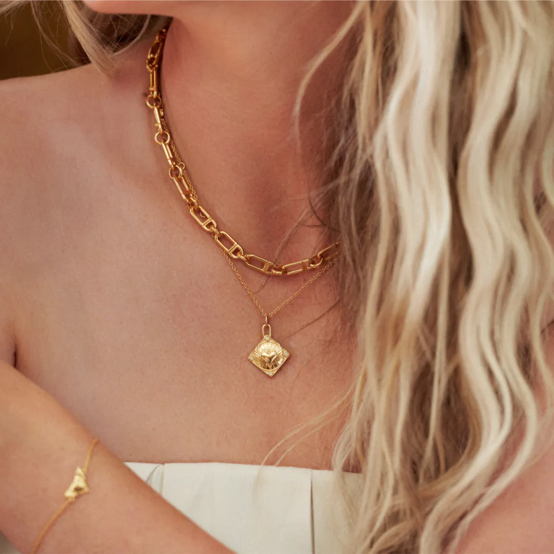 Token Of Love Necklace - Gold - GDN9GP
