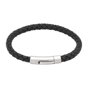 Unique & Co B399BL/21CM Men's Leather Bracelet