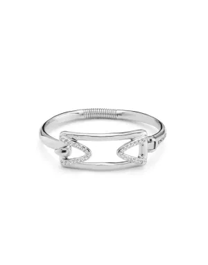 UNOde50 Stand Out Topaz Silver Plated Bracelet - Medium