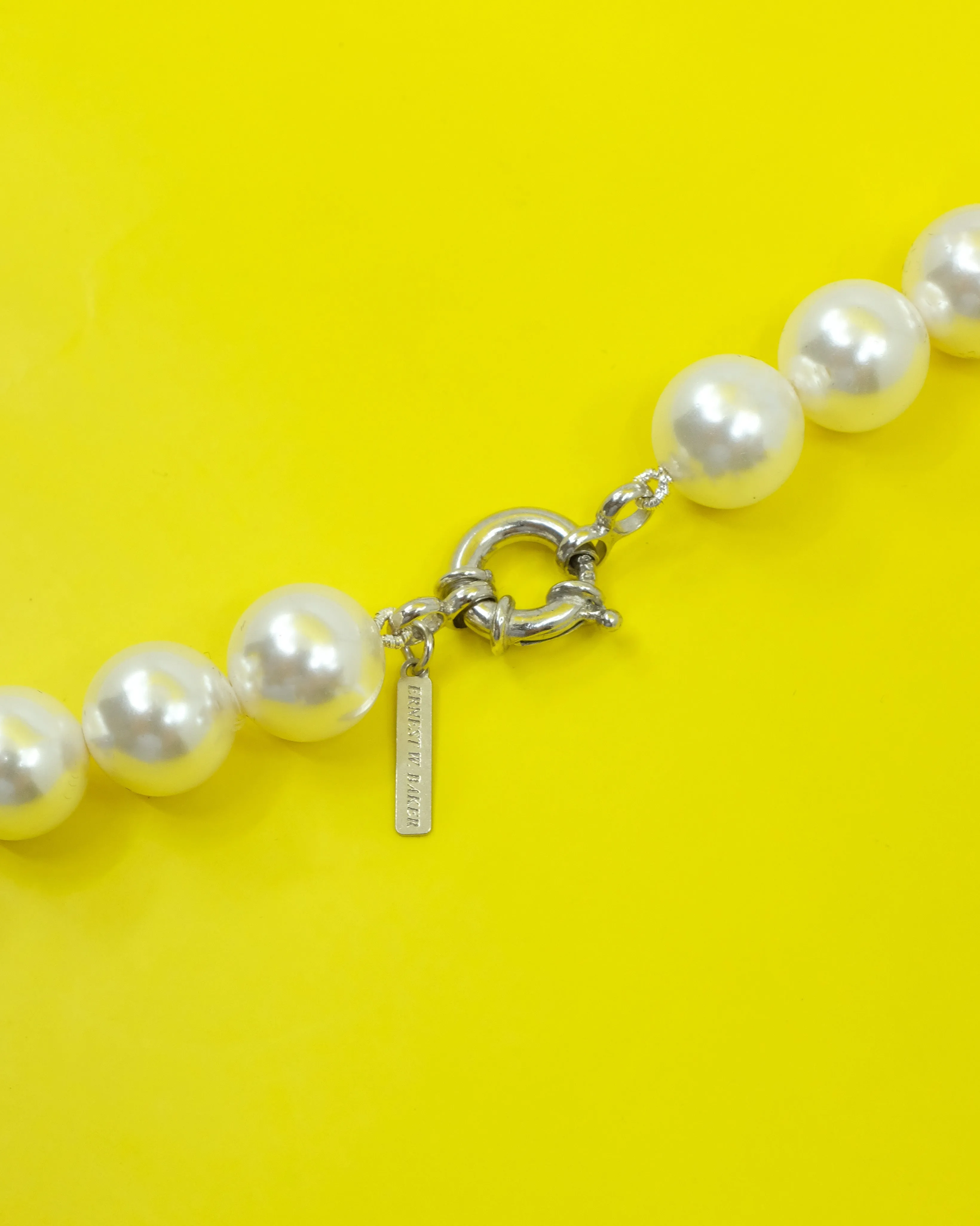 White Shell Pearl Necklace